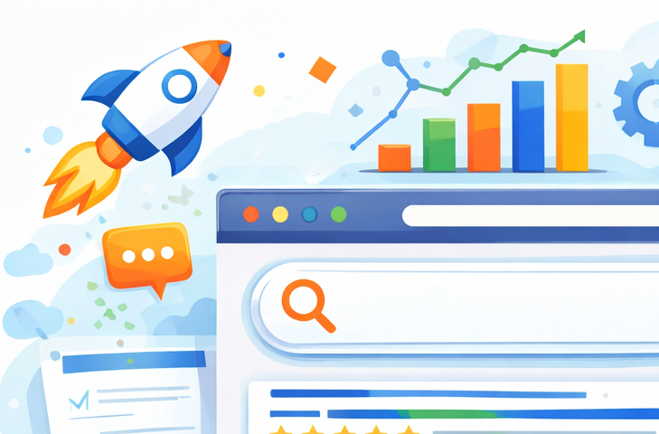 Ilustrasi Gambar SEO