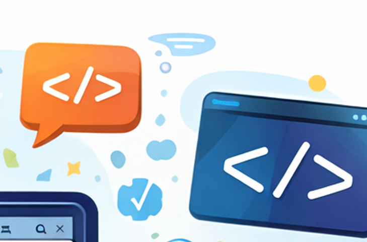 Ilustrasi Gambar Web Dev