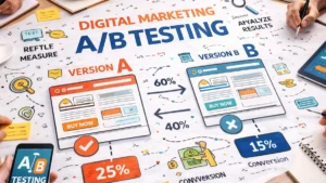 ilustrasi gambar a/b testing