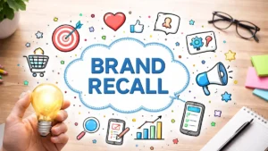 ilustrasi gambar brand recall