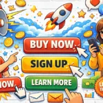 ilustrasi gambar call to action