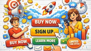 ilustrasi gambar call to action