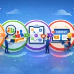 ilustrasi gambar proses cara membuat campaign