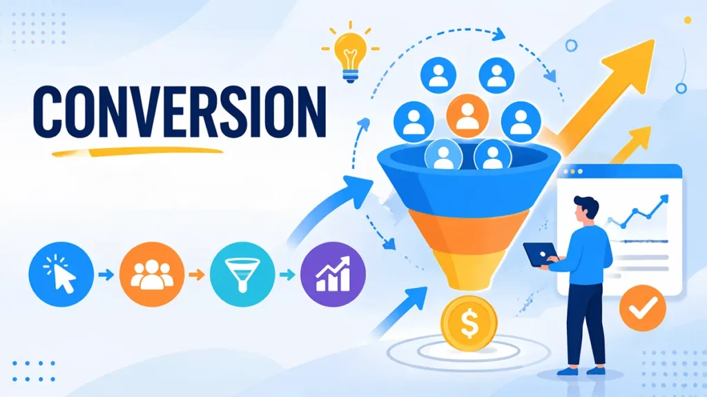 ilustrasi gambar conversion