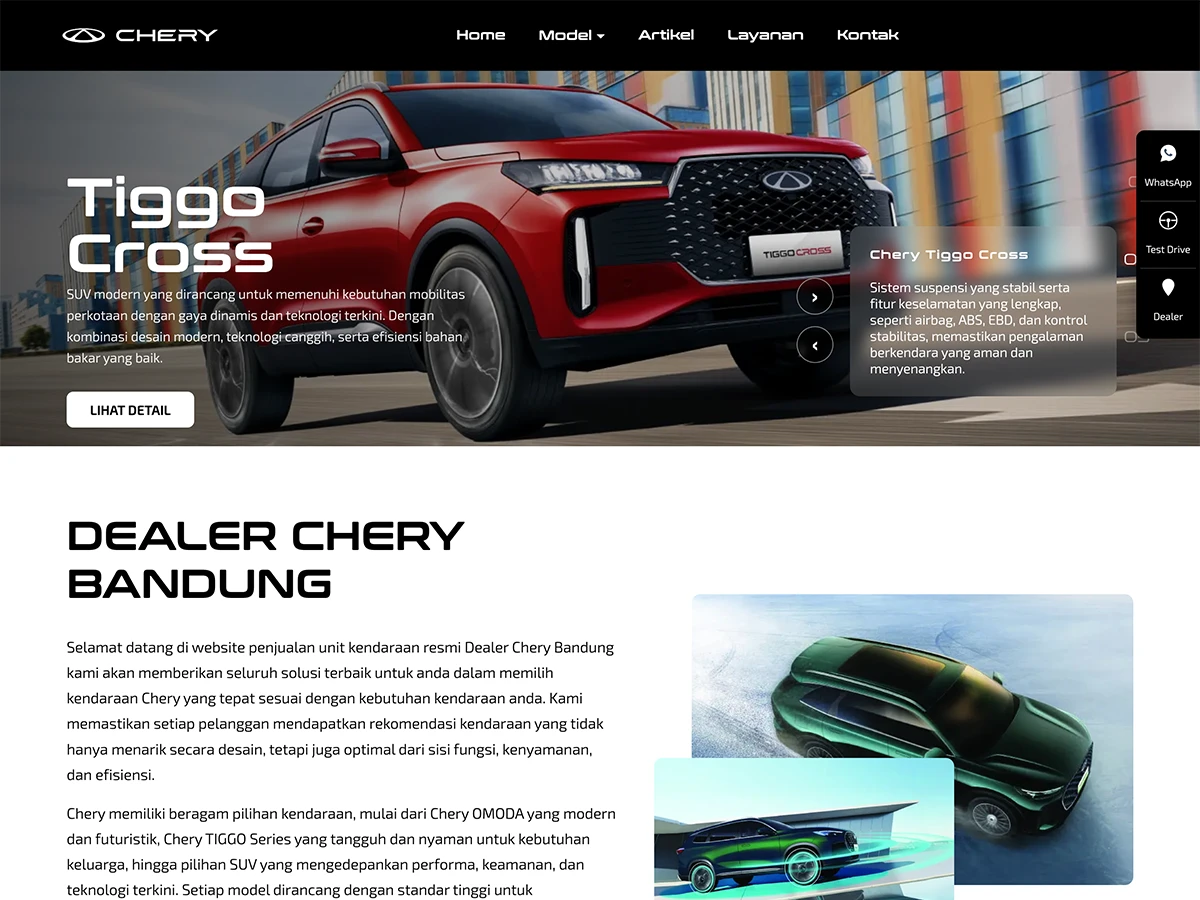 Portofolio Web Chery