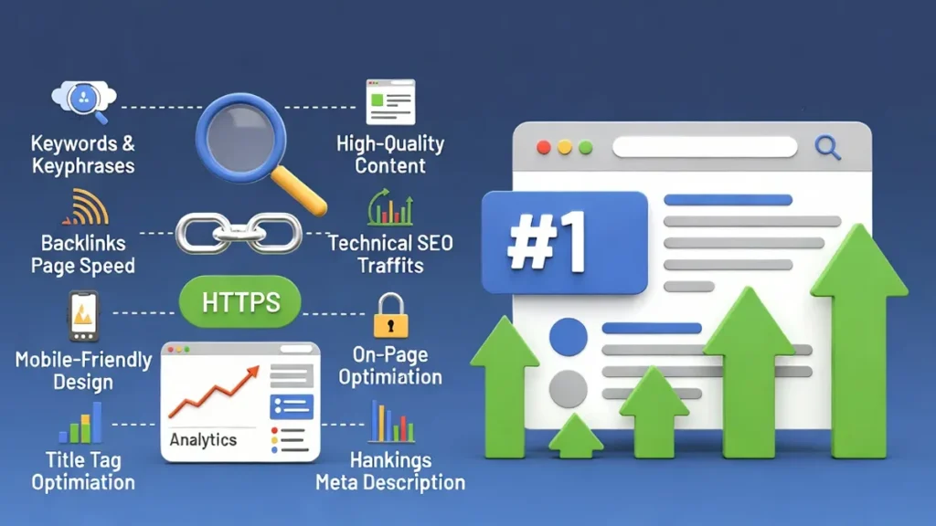 ilustrasi gambar seo