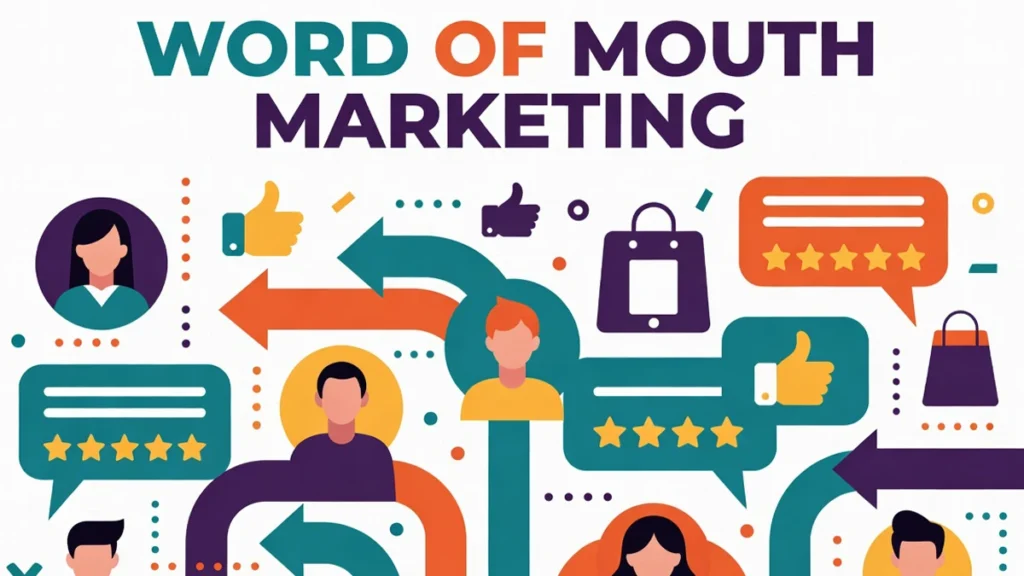 ilustrasi gambar word of mouth