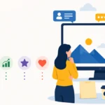 ilustrasi gambar brand image